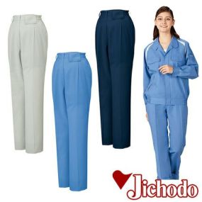 自重堂 作業服 85106 ワンタックパンツ 春夏 レディース 作業着 ボトムス ワークウエア レディースパンツ