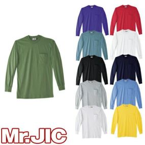 自重堂 Mr.JIC 長袖Tシャツ 95004 春夏 メンズ カジュアルウェア カジュアル