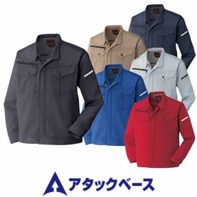 作業服 ブルゾン アタックベース ATACK BASE ストレッチ長袖ブルゾン 4503-4 作業着 春夏