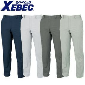 作業服 パンツ スラックス ジーベック XEBEC 1690 作業着 春夏 ワークウェア 腿ポケット無ズボン