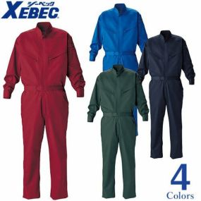 作業服 つなぎ ジーベック XEBEC 続服 34011 作業着 春夏 ワークウェア ツナギサロペット ツナギ ワークウエア Work