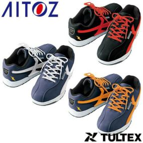 安全靴 AITOZ アイトス TULTEX タルテックス セーフティシューズ 作業靴 スニーカー ローカット 耐油 耐滑 静電 AZ-51622 紐靴 JSAA規格 プロテクティブスニーカー メンズ レディース 男女兼用 おしゃれ かっこいい 先芯あり 鋼製先芯