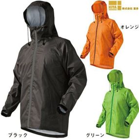 レインジャケット 喜多 フィールドレインプラス ジャケット No2810 合羽 カッパ