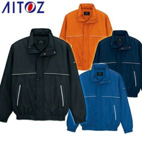 作業服 ブルゾン 作業着 ジャケット 中綿 温かい ジャンパー 上着 長袖 通年 秋冬 アイトス AITOZ AZ-1961 おしゃれ かっこいい ユニフォーム 仕事 工事 現場 大きいサイズ 4L 5L 6L 秋冬 メンズ レディース 男女兼用 防寒着 防寒ジャケット