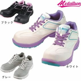 先芯入り作業靴 スニーカータイプ 丸五 MARUGO メダリオンセーフティー#507 #507 先芯あり 作業靴 安全靴 紐靴