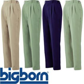 作業服 レディース パンツ ビッグボーン レディースツータックパンツ 1642 作業着 通年 秋冬 レディースパンツ