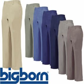 作業服 パンツ スラックス ビッグボーン 米式パンツ ノータック 1871 作業着 通年 秋冬 作業ズボン 作業パンツ ワークパンツ ズボン おしゃれ かっこいい オフィス ユニホーム 作業 軽作業 外作業 工場 現場