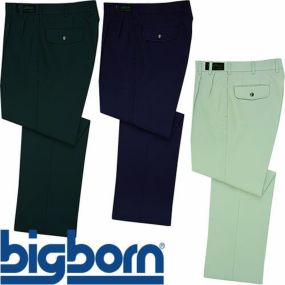 作業服 パンツ スラックス ビッグボーン ツータックスラックス 4511 作業着 通年 秋冬 作業ズボン 作業パンツ ワークパンツ ズボン おしゃれ かっこいい オフィス ユニホーム 作業 軽作業 外作業 工場 現場