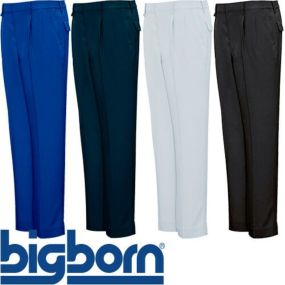 作業服 パンツ スラックス ビッグボーン シャーリングツータックパンツ 5622 作業着 春夏