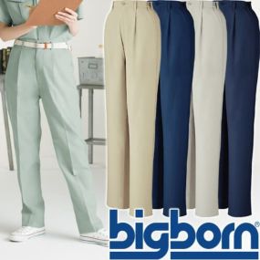 作業服 レディース パンツ ビッグボーン レディースワンタックパンツ 660 作業着 春夏