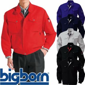 ビッグボーン 作業着 作業服 ブルゾン ジャケット 2625 通年 秋冬 上着 おしゃれ かっこいい 人気 企業 法人 ワーク 作業 工場 外作業 ワークユニフォーム 仕事 土木 工事 現場