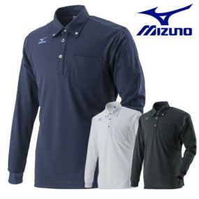 作業服 ポロシャツ 長袖 ミズノ MIZUNO ワーク長袖ポロシャツ C2JA8181 作業着 通年 秋冬