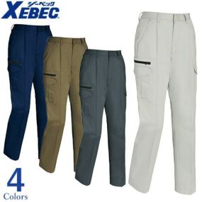 作業服 レディース パンツ ジーベック XEBEC レディースラットズボン 2019 作業着 春夏
