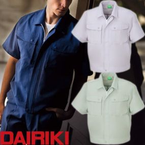 作業服 ブルゾン 大川被服 DAIRIKI ダイリキ 半袖ブルゾン 59901 作業着 春夏
