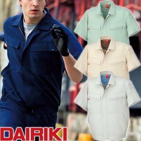 作業服 ブルゾン 大川被服 DAIRIKI ダイリキ 半袖アクトブルゾン 74701 作業着 春夏