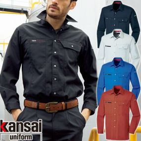 作業服 長袖シャツ 大川被服 kansai uniform カンサイユニフォーム K7003 70034 作業着 春夏