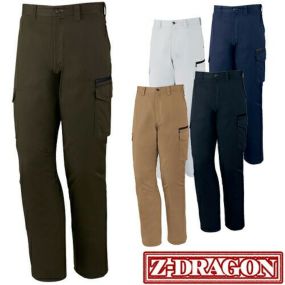 作業服 カーゴパンツ 自重堂 Z-DRAGON ノータックカーゴパンツ 75402 作業着 春夏