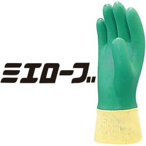 塩ビ手袋 ミエローブ 三重化学 やわらかNo.1(シームレス) 10双セット 501 ビニール手袋 裏布あり