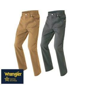 ラングラー Wrangler 作業着 作業服 スラックス ワークパンツ(ノータック)(男女兼用) AZ-64120 通年 秋冬 2018年 新作 新商品 作業ズボン 作業パンツ ワークパンツ ズボン おしゃれ かっこいい オフィス ユニホーム 作業 軽作業 外作業 工場 現場