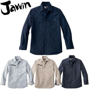 自重堂 作業着 作業服 長袖シャツ Jawin ストレッチ長袖シャツ 52604 通年 秋冬 2018年 新作 新商品
