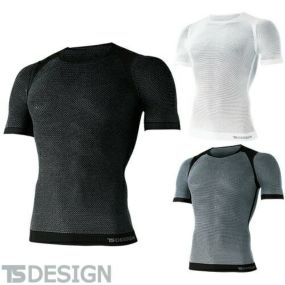 インナー 半袖 メンズ 藤和 TS Design TS DRY ショートスリーブ メッシュ ドライ スポーツ アンダーウェア 8045 夏用 涼しい クール ストレッチ 疎水 通気性抜群 フリーサイズ 2019年SS 新商品 新作