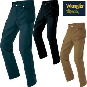 作業服 パンツ スラックス ラングラー Wrangler ワークパンツ(ノータック)(男女兼用) AZ-64450 作業着 春夏作業着 作業服 スラックス 春夏