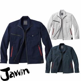 作業服 ジャンパー 自重堂 Jawin ストレッチ長袖ジャンパー 56700 作業着 春夏 メンズ レディース 人気 上下セット対応 制服 企業ユニフォーム 工事 土木 溶接 塗装 工場 電気工事 土建 建設 建築 設備 動きやすい 伸縮性