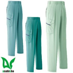 作業服 カーゴパンツ Asahicho 旭蝶繊維 カーゴパンツ(ツータック) E061 作業着 春夏作業着 作業服 カーゴパンツ 春夏