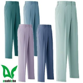 作業服 パンツ スラックス Asahicho 旭蝶繊維 パンツ(ワンタック) 018 作業着 春夏作業着 作業服 スラックス 春夏