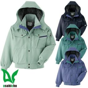 Asahicho 旭蝶繊維 ブルゾン 防寒ジャケット ドカジャン 保温 人気 安い ダウン 防寒着 防寒ジャンパー 上着 ブルゾン 最強 アウター おしゃれ 暖かい 秋冬 かっこいい 作業着 ワーク マン メンズ 寒さ対策 屋内作業 屋外作業 あったか 防寒グッズ E45000