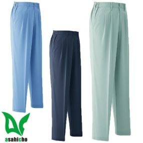 作業服 パンツ スラックス Asahicho 旭蝶繊維 パンツ(ツータック) 054 作業着 春夏作業着 作業服 スラックス 春夏