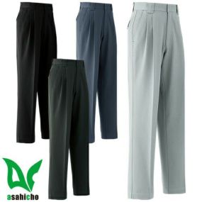 作業服 パンツ スラックス Asahicho 旭蝶繊維 パンツ(ツータック) 661 作業着 通年 秋冬作業着 作業服 スラックス 作業ズボン 作業パンツ ワークパンツ ズボン おしゃれ かっこいい オフィス ユニホーム 作業 軽作業 外作業 工場 現場