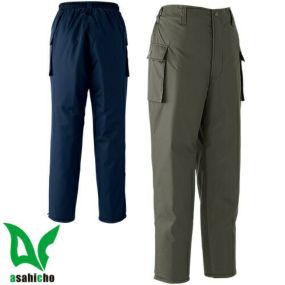 Asahicho 旭蝶繊維 パンツ(ノータック後ろシャーリング) 防寒パンツ ワークパンツ 防寒 ズボン 保温 人気 安い 防寒着 おしゃれ 暖かい 秋冬用 最強 かっこいい 作業着 おすすめ ワーク マン メンズ カジュアル 定番 寒さ対策 防寒ウェア 屋外作業 屋内作業 あったか シンプル 4015