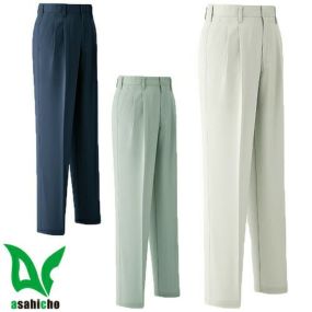 作業服 パンツ スラックス Asahicho 旭蝶繊維 パンツ(ツータック) 6805 作業着 春夏作業着 作業服 スラックス 春夏