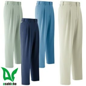 作業服 パンツ スラックス Asahicho 旭蝶繊維 パンツ(ツータック) E150 作業着 通年 秋冬作業着 作業服 スラックス 作業ズボン 作業パンツ ワークパンツ ズボン おしゃれ かっこいい オフィス ユニホーム 作業 軽作業 外作業 工場 現場