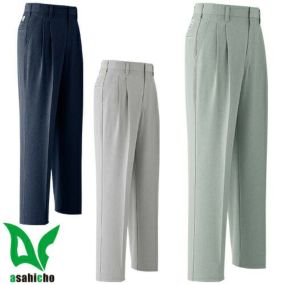 作業服 パンツ スラックス Asahicho 旭蝶繊維 パンツ(ツータック) E651 作業着 通年 秋冬作業着 作業服 スラックス 作業ズボン 作業パンツ ワークパンツ ズボン おしゃれ かっこいい オフィス ユニホーム 作業 軽作業 外作業 工場 現場