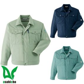 作業服 ブルゾン Asahicho 旭蝶繊維 長袖ブルゾン E091 作業着 春夏作業着 作業服 ブルゾン 春夏