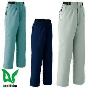 Asahicho 旭蝶繊維 パンツ(ワンタック脇シャーリング) 防寒パンツ ワークパンツ 防寒 ズボン 保温 人気 安い 防寒着 おしゃれ 暖かい 秋冬用 最強 かっこいい 作業着 おすすめ ワーク マン メンズ カジュアル 定番 寒さ対策 防寒ウェア 屋外作業 屋内作業 あったか シンプル E69700