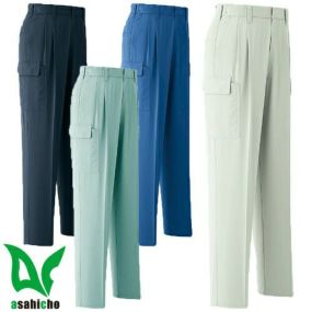 作業服 カーゴパンツ Asahicho 旭蝶繊維 カーゴパンツ アジャスター付き(ツータック) E6906 作業着 春夏作業着 作業服 カーゴパンツ 春夏