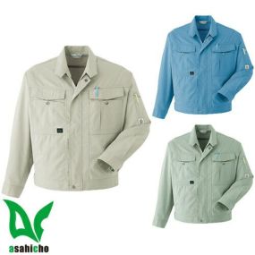 作業服 ブルゾン Asahicho 旭蝶繊維 長袖ブルゾン E7102 作業着 春夏作業着 作業服 ブルゾン 春夏