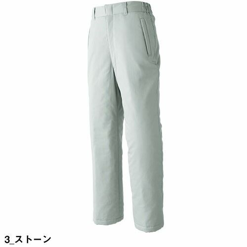 Asahicho 旭蝶繊維 パンツ(ノータック脇シャーリング) 防寒パンツ