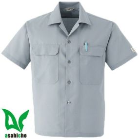 作業服 半袖シャツ Asahicho 旭蝶繊維 半袖シャツ E2520 作業着 春夏作業着 作業服 半袖 春夏