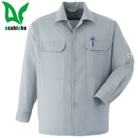 作業服 長袖シャツ Asahicho 旭蝶繊維 長袖シャツ E2530 作業着 春夏作業着 作業服 長袖シャツ 春夏