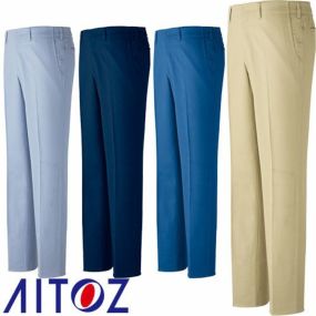 作業服 パンツ スラックス AITOZ アイトス ワークパンツ ノータック AZ-33120 作業着 通年 秋冬作業着 作業服 スラックス 作業ズボン 作業パンツ ズボン おしゃれ かっこいい オフィス ユニホーム 作業 軽作業 外作業 メンズ レディース 男女兼用