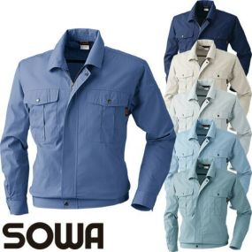 作業服 ブルゾン 桑和 SOWA 長袖ブルゾン 533 作業着 春夏作業着 作業服 ブルゾン 春夏