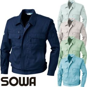 作業服 ブルゾン 桑和 SOWA 長袖ブルゾン 423 作業着 春夏作業着 作業服 ブルゾン 春夏