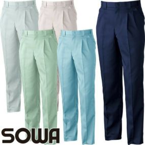 作業服 パンツ スラックス 桑和 SOWA ツータックスラックス 429 作業着 春夏作業着 作業服 スラックス 春夏
