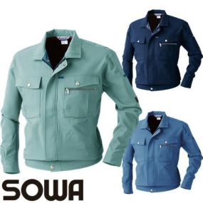 作業服 ブルゾン 桑和 SOWA 長袖ブルゾン 923 作業着 春夏作業着 作業服 ブルゾン 春夏