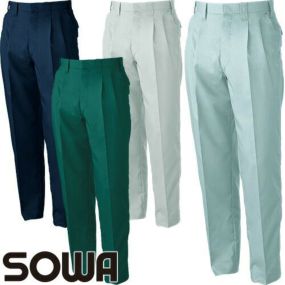 作業服 パンツ スラックス 桑和 SOWA ツータックスラックス 639 作業着 春夏作業着 作業服 スラックス 春夏