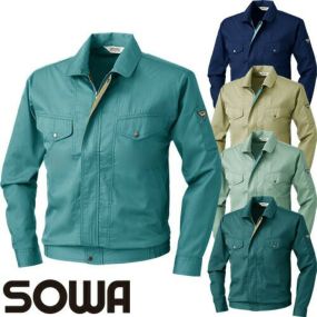 作業服 ブルゾン 桑和 SOWA 長袖ブルゾン 453 作業着 春夏作業着 作業服 ブルゾン 春夏